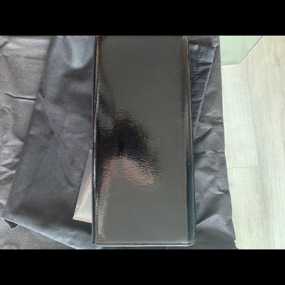 YSL saint Laurent black and silver Kate clutch new - Picture 10 of 14